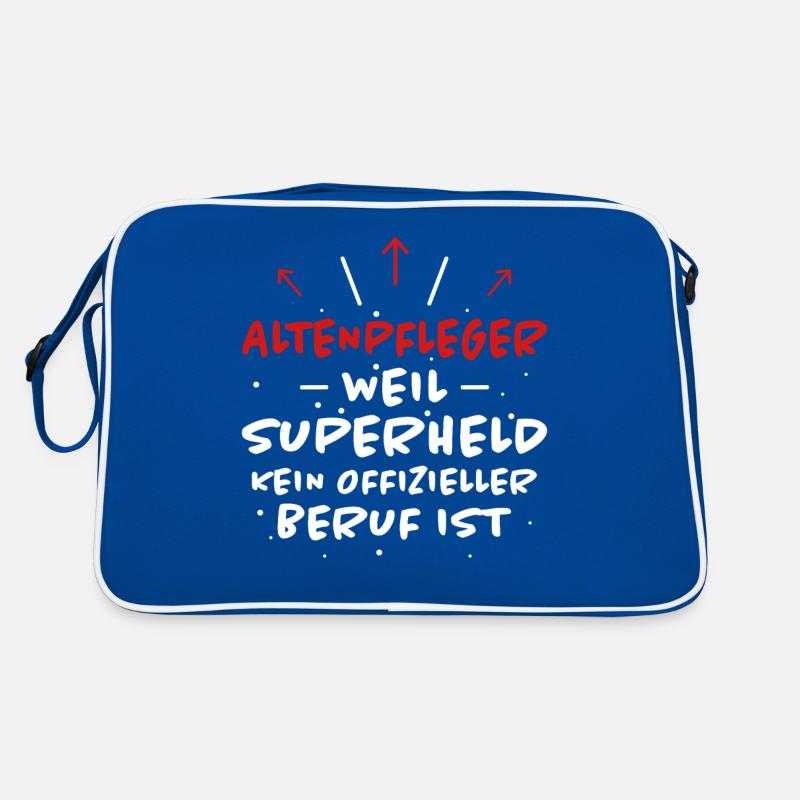 Altenpfleger Spruch Lustiges Altenpfleger Geschenk Retro Tasche