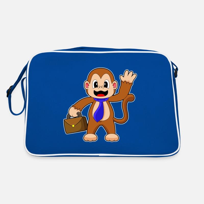 Porte-documents Monkey Entrepreneur Sac Retro