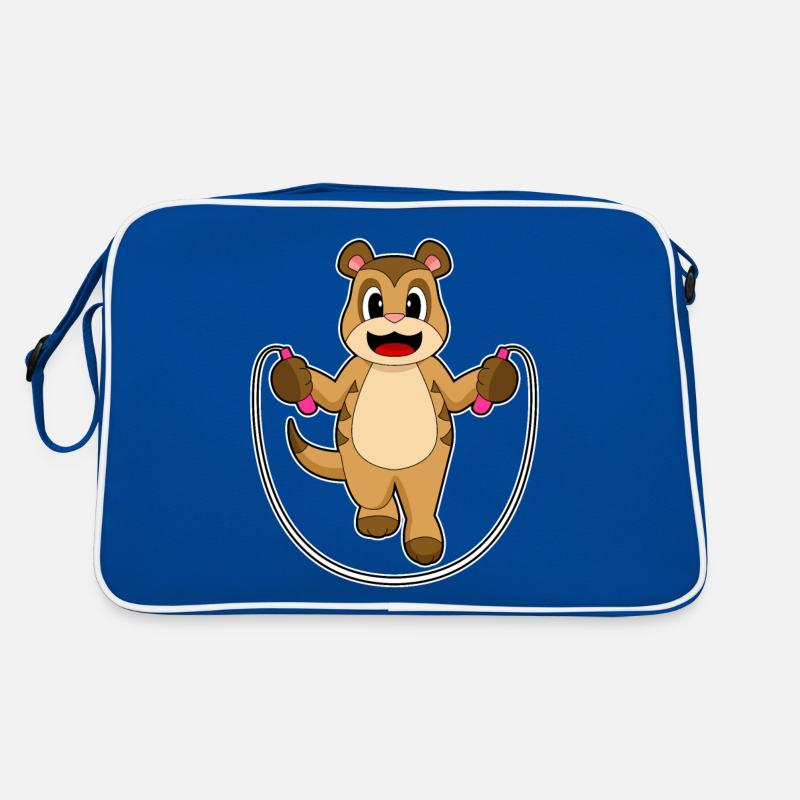 Erdmännchen Seilspringen Seil Retro Tasche