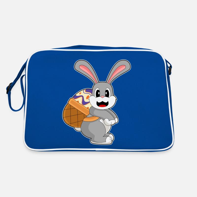 Bunny Easter Easter Egg Basket Retro Bag