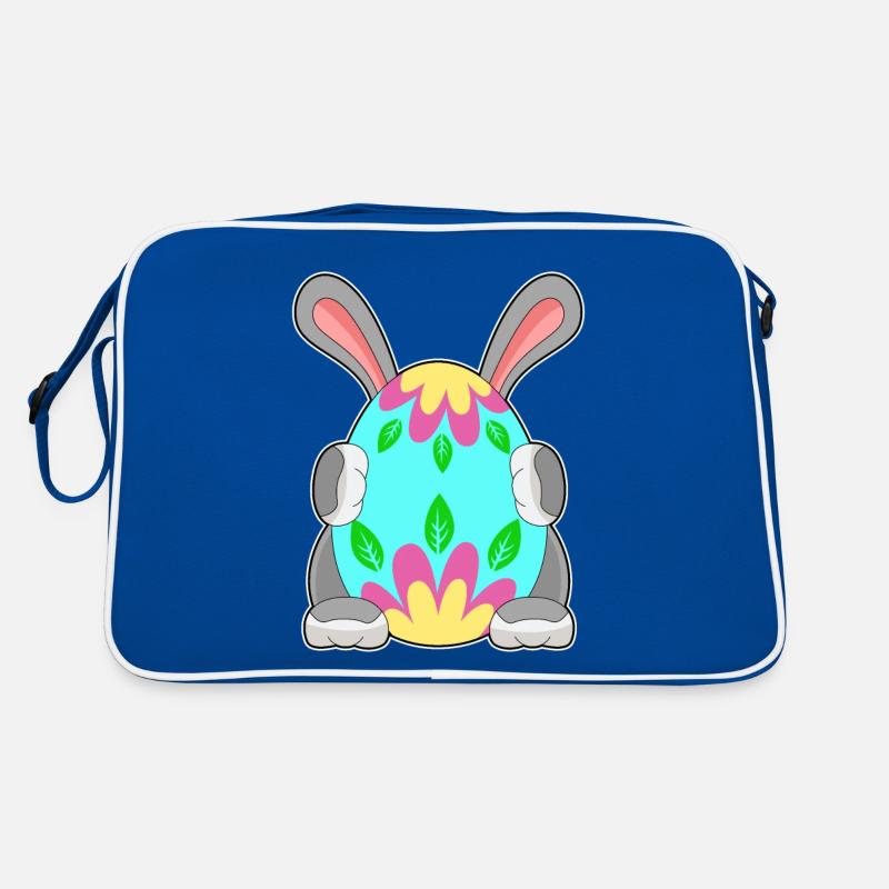 Cachette d’oeuf de Pâques lapin de Pâques Sac Retro
