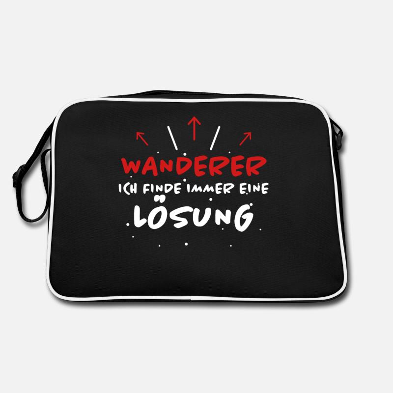 Wanderer Spruch Wandern Lustiges Wanderer Geschenk Retro Tasche