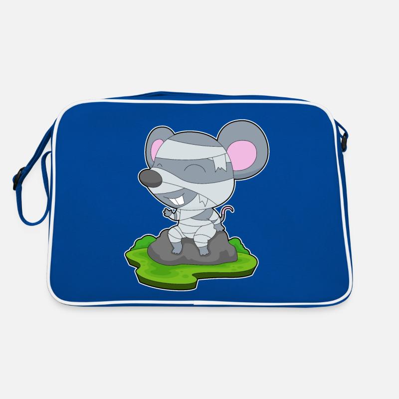 Maus Halloween Mumie Retro Tasche