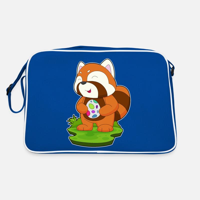 Œuf de Pâques panda roux Sac Retro