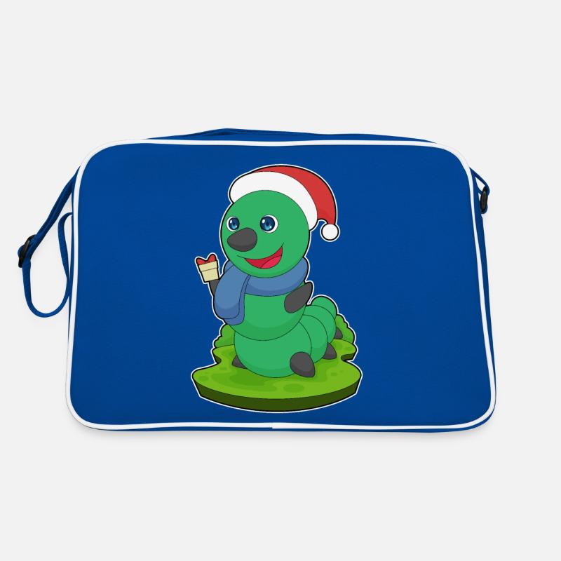 Caterpillar Christmas Package Retro Bag