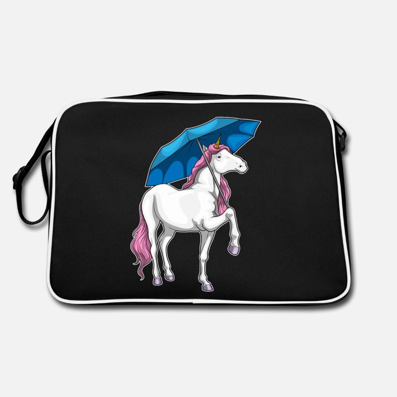 Einhorn Regenschirm Retro Tasche