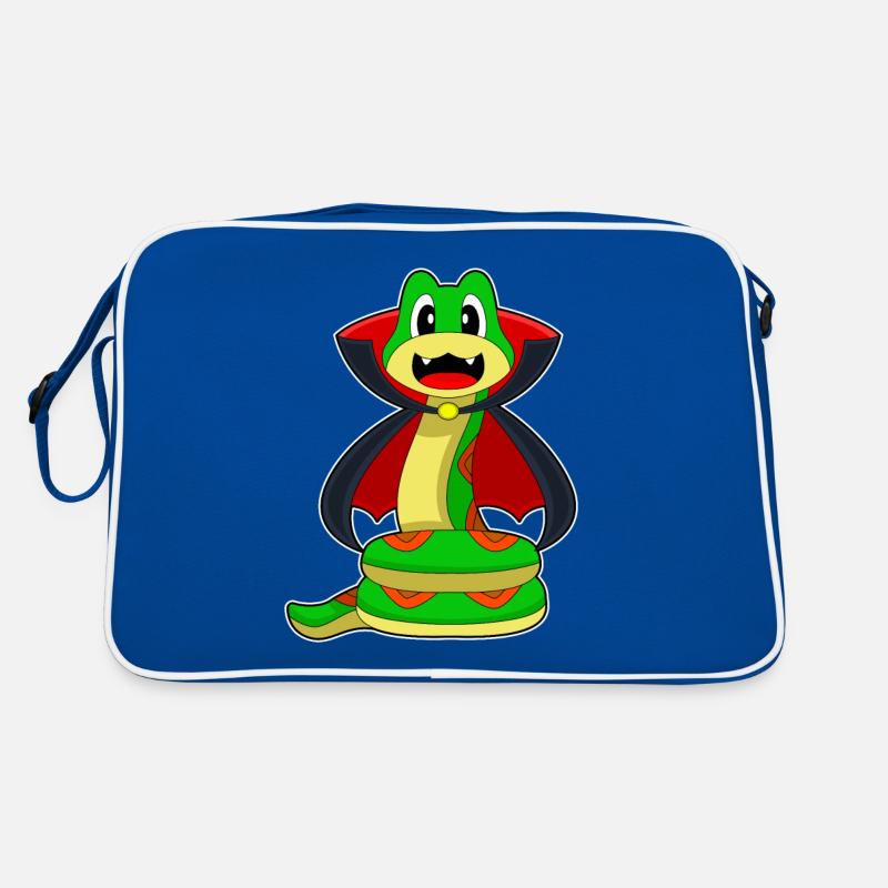 Schlange Halloween Vampir Retro Tasche