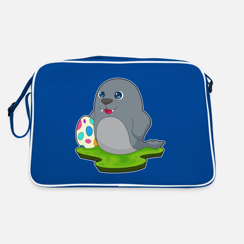Seal Easter Easter Egg Retro Bag