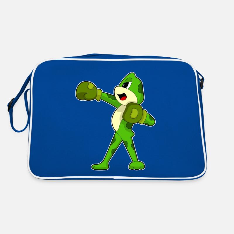Frosch Boxer Boxhandschuhe Boxen Retro Tasche
