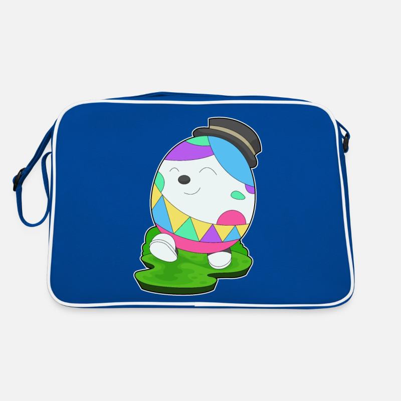 Easter Easter Egg Cylinder Retro Bag