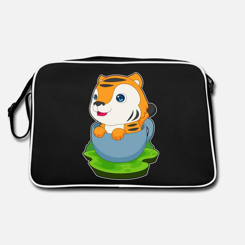 Tiger Tasse Retro Tasche