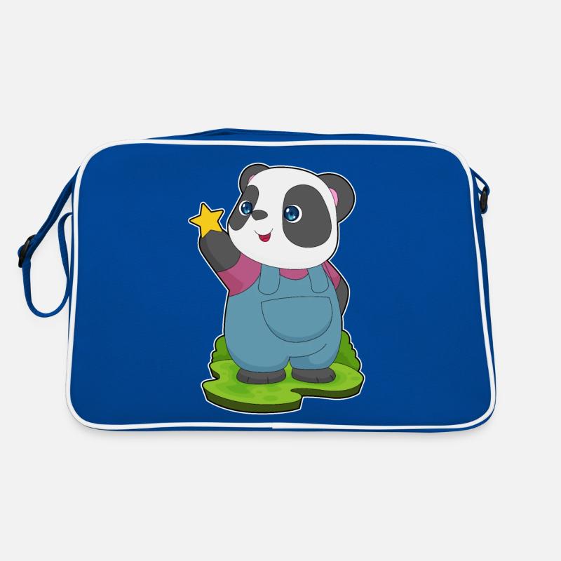 Panda Stern Retro Tasche