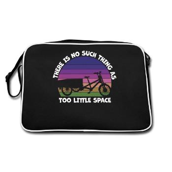 Trop peu d’espace vélo cargo vélo cargo - Sac Retro - noir/blanc - Dos
