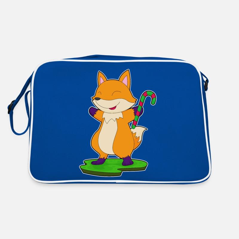 Fox candy cane Retro Bag
