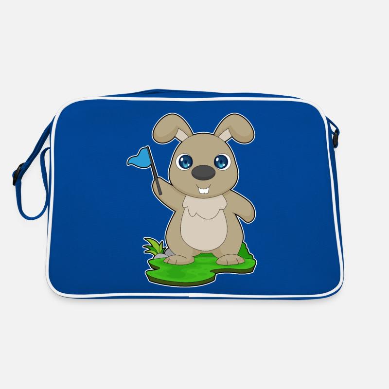 Drapeau du lapin Sac Retro
