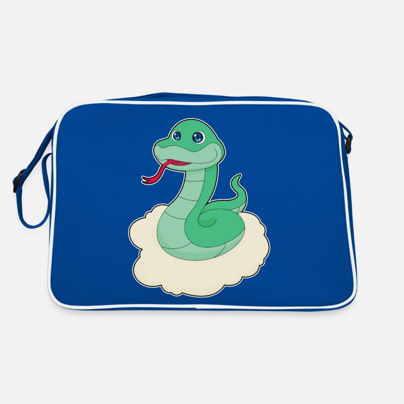 Snake Clouds Retro Bag