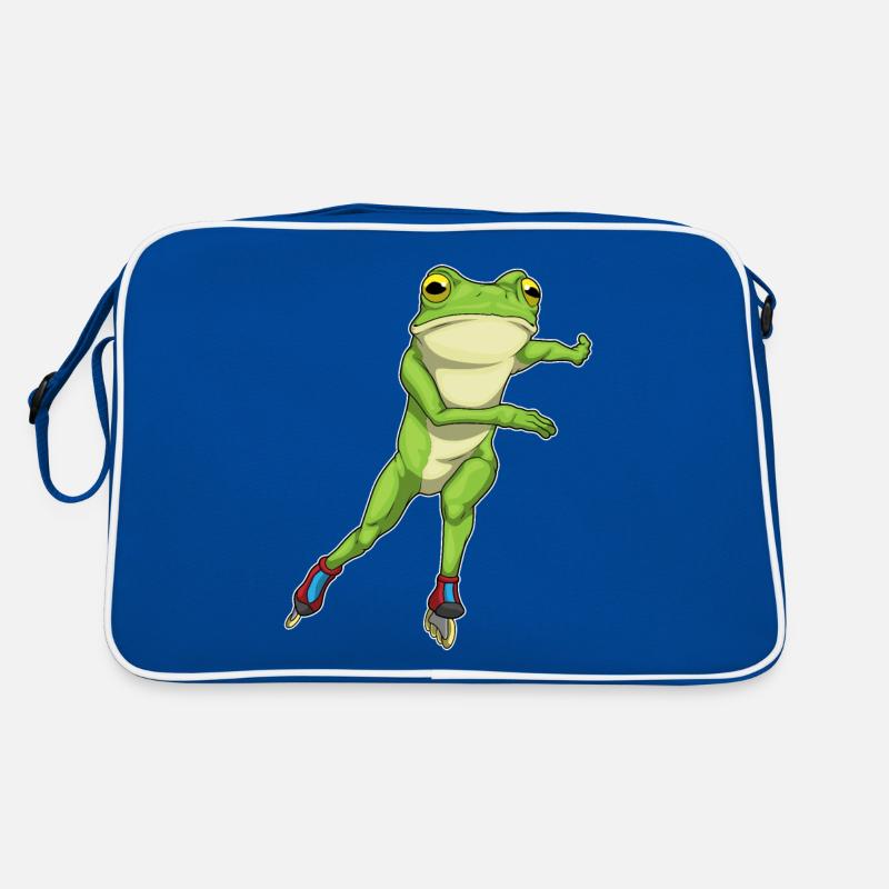 Frosch Inline skating Rollschuhe Retro Tasche