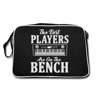 Les meilleurs joueurs Pianiste Pianiste - Sac Retro - noir/blanc - Dos