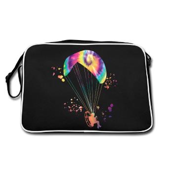 Parapente motorisé Paramoteur Paramoteur - Sac Retro - noir/blanc - Dos