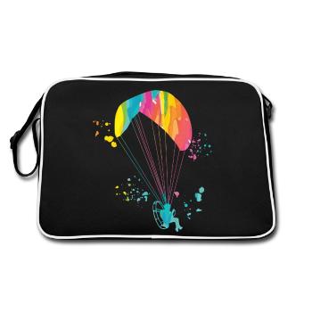 Parapente motorisé Paramoteur Paramoteur - Sac Retro - noir/blanc - Dos