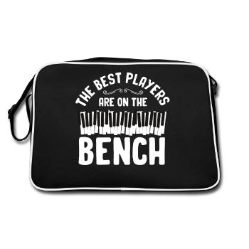 Les meilleurs joueurs Pianiste Pianiste - Sac Retro - noir/blanc - Dos
