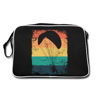 Parapente motorisé Paramoteur Paramoteur - Sac Retro - noir/blanc - Dos
