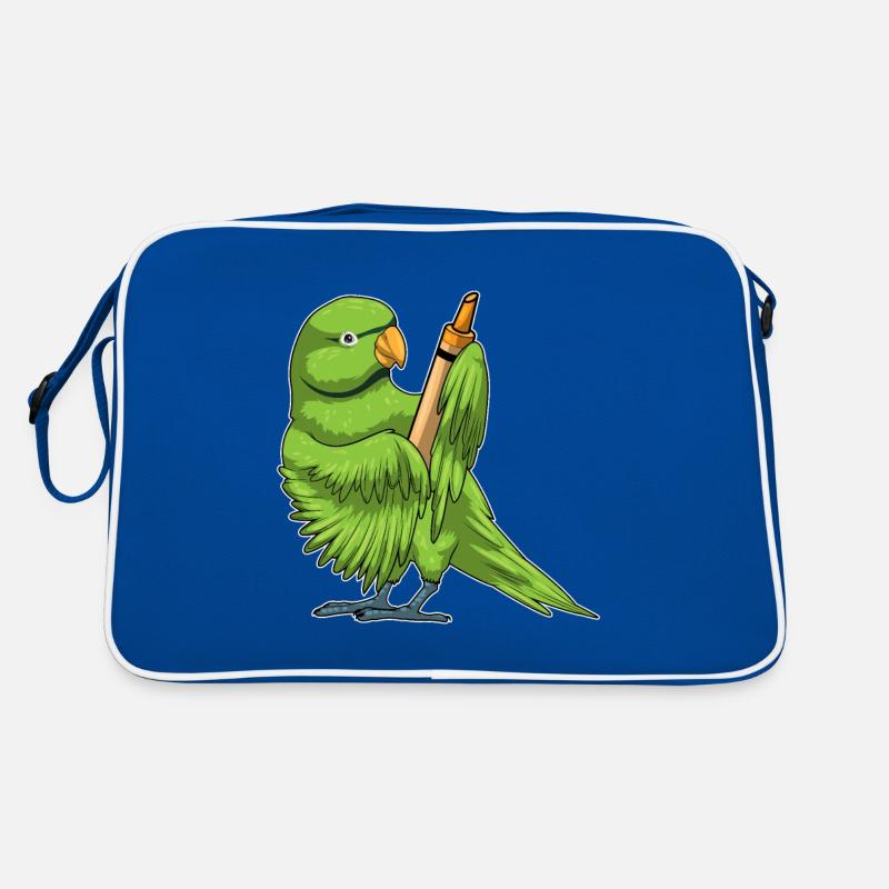 Parrot Student Crayon School Retro Bag