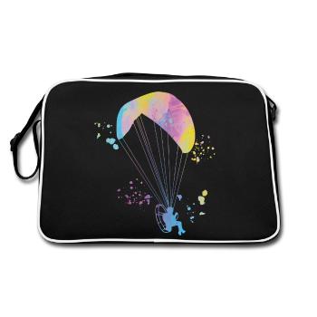 Parapente motorisé Paramoteur Paramoteur - Sac Retro - noir/blanc - Dos