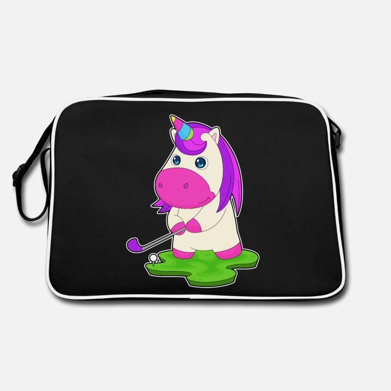 Einhorn Golf Golfschläger Retro Tasche