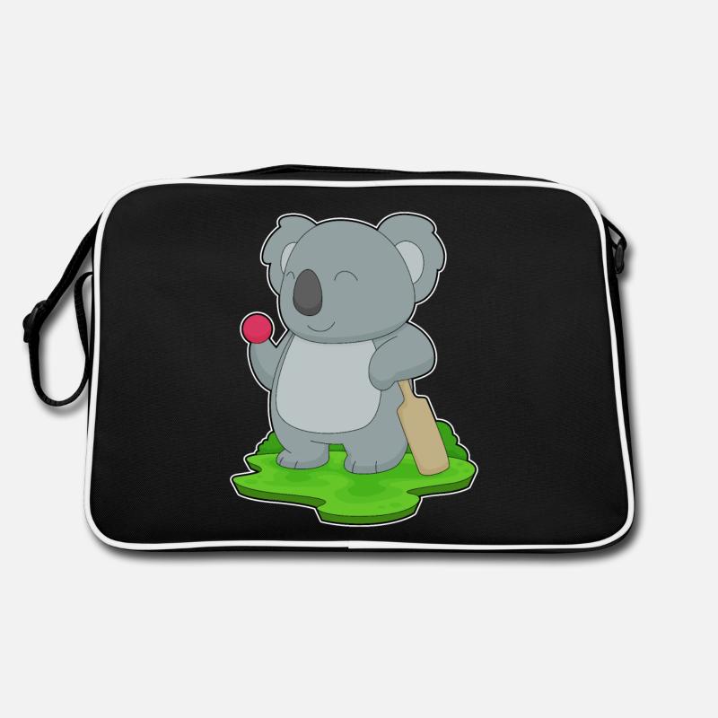 Koala Cricket Battes de cricket Sac Retro