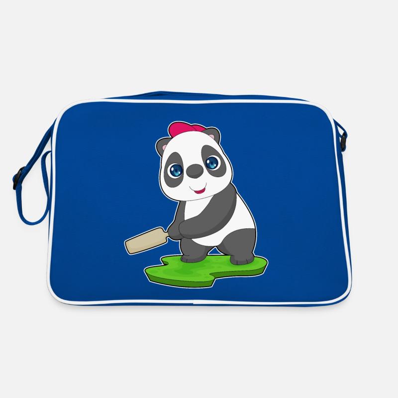 Panda Cricket Battes de cricket Sac Retro