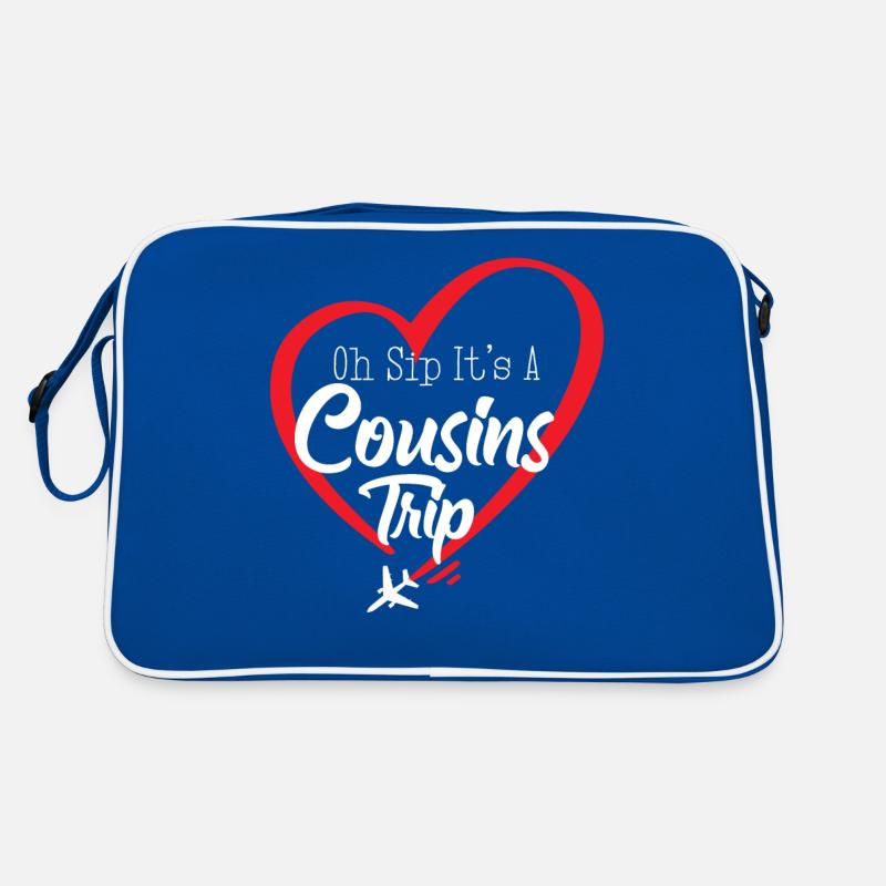 Cousin-wochenende Oh Sip Its A Counsin Trip Retro Tasche