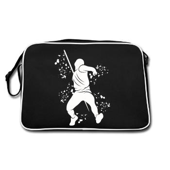 Lancer de javelot Colorsplash Lancer de javelot - Sac Retro - noir/blanc - Dos