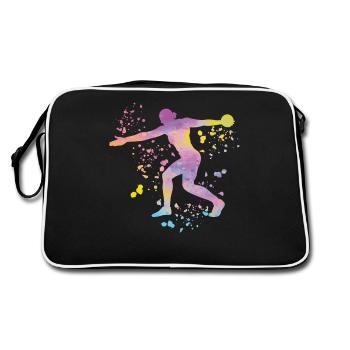 Lanceur de disque Lancer de disque Colorsplash - Sac Retro - noir/blanc - Dos