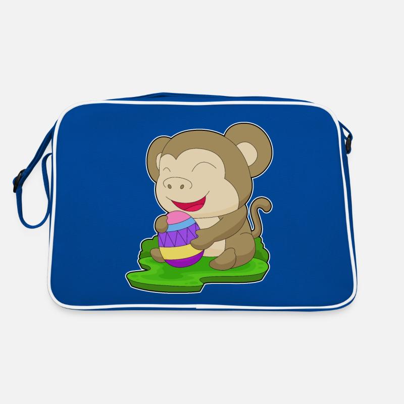 Oeuf de Pâques Monkey Easter Sac Retro