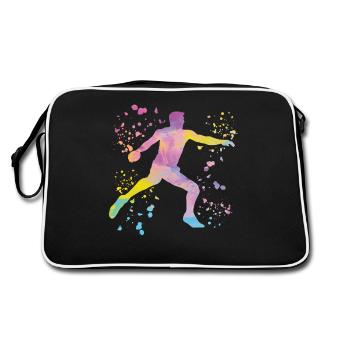 Lanceur de disque Lancer de disque Colorsplash - Sac Retro - noir/blanc - Dos