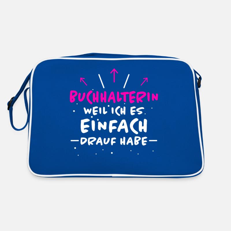 Buchhalterin Spruch Lustiges Buchhalterin Geschenk Retro Tasche