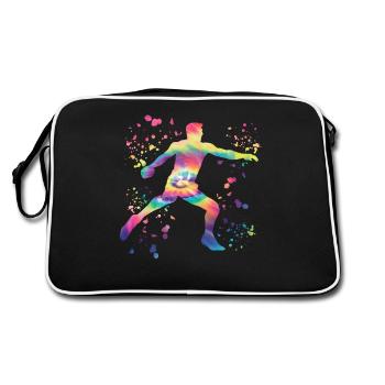 Lanceur de disque Lancer de disque Colorsplash - Sac Retro - noir/blanc - Dos