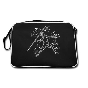 Lancer de javelot Colorsplash Lancer de javelot - Sac Retro - noir/blanc - Dos