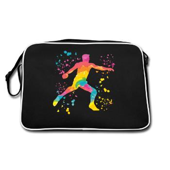 Lanceur de disque Lancer de disque Colorsplash - Sac Retro - noir/blanc - Dos