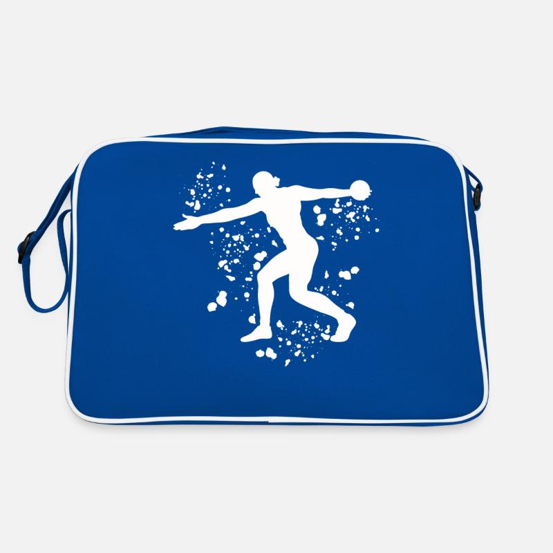 Diskuswerfer Colorsplash Diskuswurf Retro Tasche