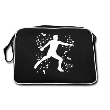 Lanceur de disque Lancer de disque Colorsplash - Sac Retro - noir/blanc - Dos