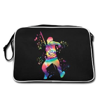 Lancer de javelot Colorsplash Lancer de javelot - Sac Retro - noir/blanc - Dos
