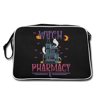 Pharmacy Halloween - Retro Bag - black/white - Back