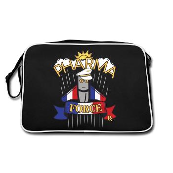 Pharmacie France Pharma Force - Sac Retro - noir/blanc - Dos