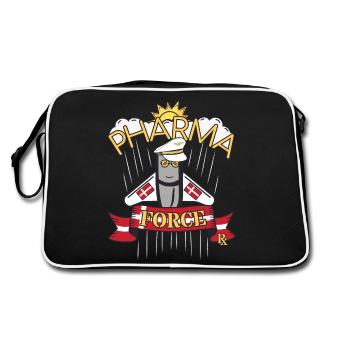 Pharmacie Danemark Pharma Force - Sac Retro - noir/blanc - Dos