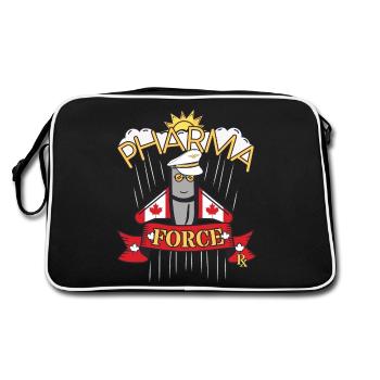 Pharmacie Canada Pharma Force - Sac Retro - noir/blanc - Dos