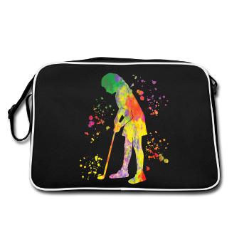 Golfer Colorsplash Kids Miniature Golf - Retro Bag - black/white - Back