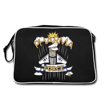 Pharmacie Finlande Pharma Force - Sac Retro - noir/blanc - Dos