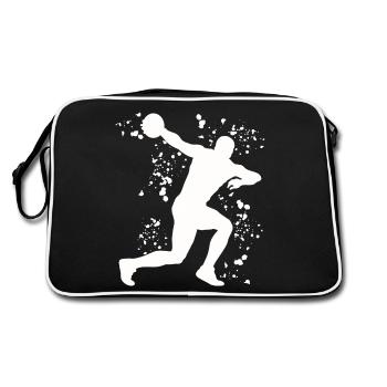 Lanceur de disque Lancer de disque Colorsplash - Sac Retro - noir/blanc - Dos